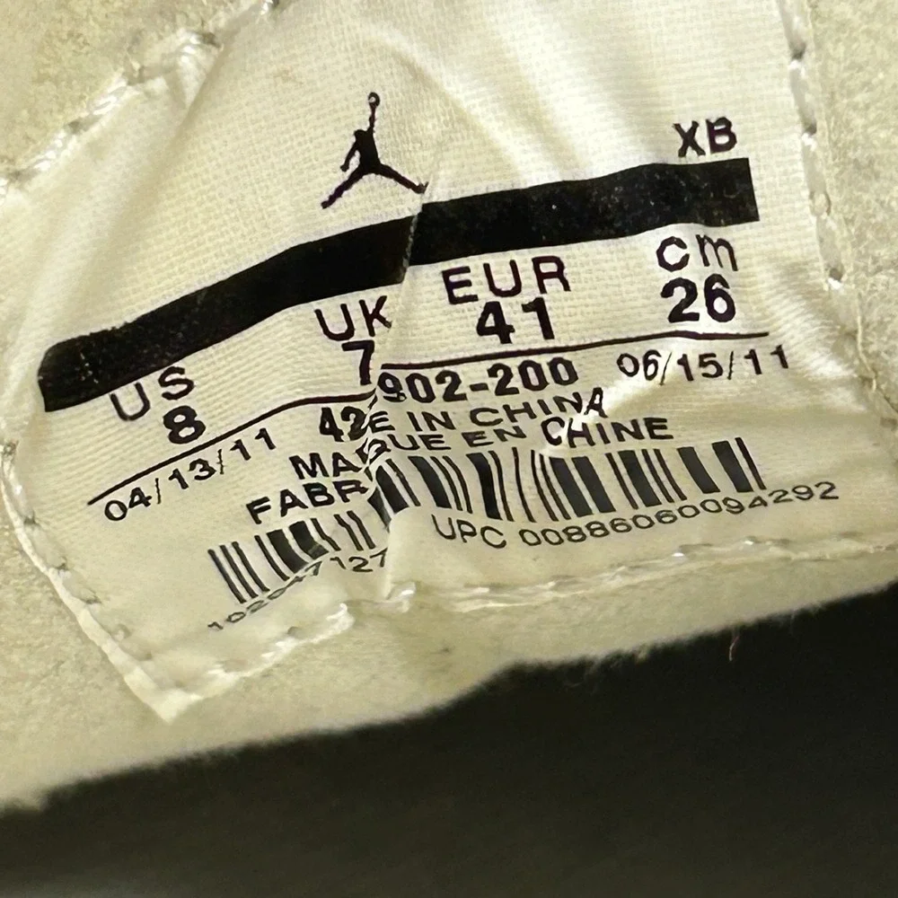 Men's Nike Air Jordan 428902-200 Air Jordan V.5 Grown Low Green Size 8
